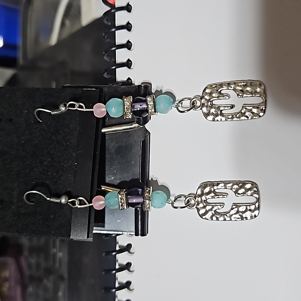 beaded southwest design earrings